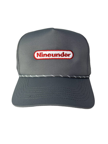 Nine Under - Performance 5-Panel Rope Hat Hat Greater Half Charcoal